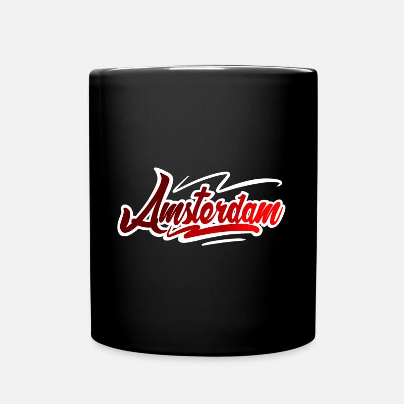 Amsterdam - Mug uni - noir