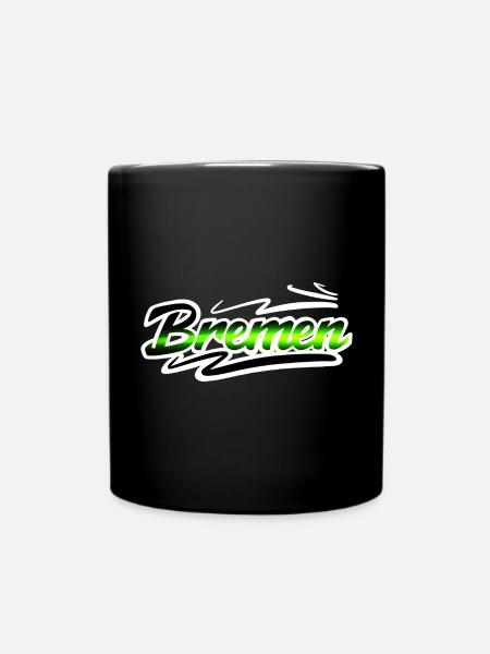 Bremen - Tasse einfarbig - Schwarz
