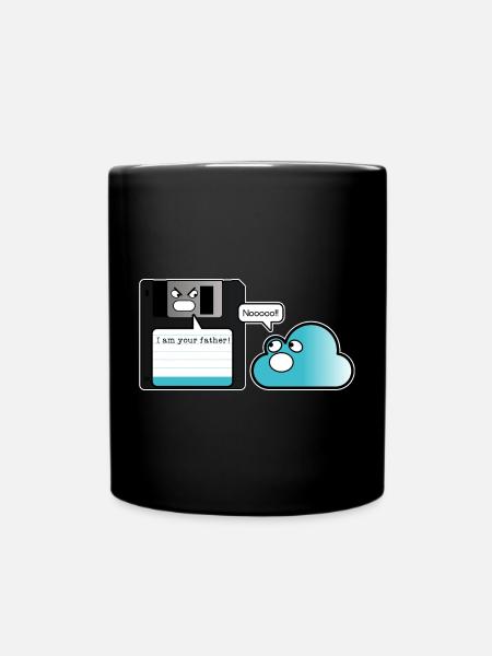 Blague informatique père mémoire mémoire nuage - Mug uni - noir