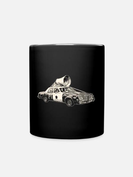 Blue Mobile - Full Colour Mug - black