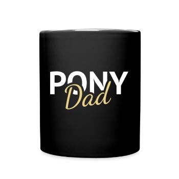 Pony Dad - Full Colour Mug - black - Front