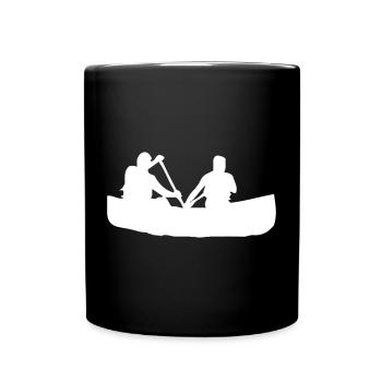 Paddeln - Tasse einfarbig - Schwarz - Vorne