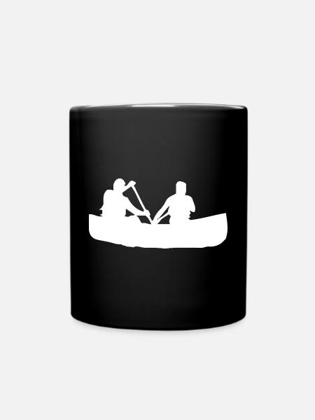 Paddeln - Tasse einfarbig - Schwarz