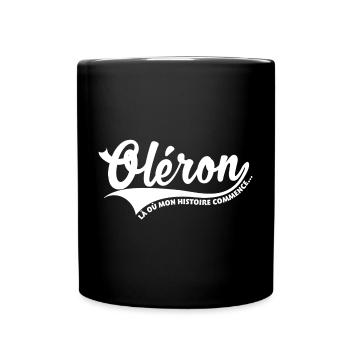 Oléron, Là où mon histoire commence... - Mug uni - noir - Devant