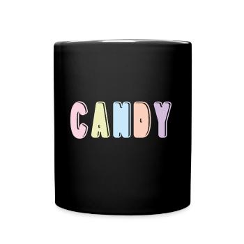 Candy - Mug uni - noir - Devant