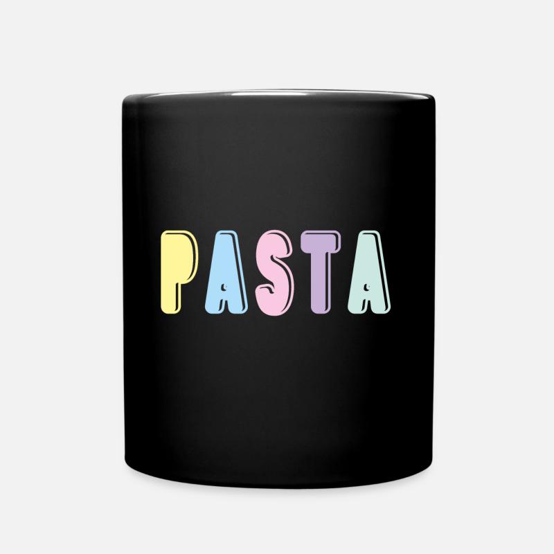 Pasta - Mug uni - noir