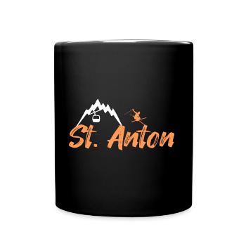 St anton - Mug uni - noir - Devant