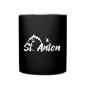 St anton - Mug uni - noir - Devant