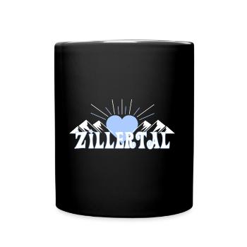 Zillertal - Tasse einfarbig - Schwarz - Vorne