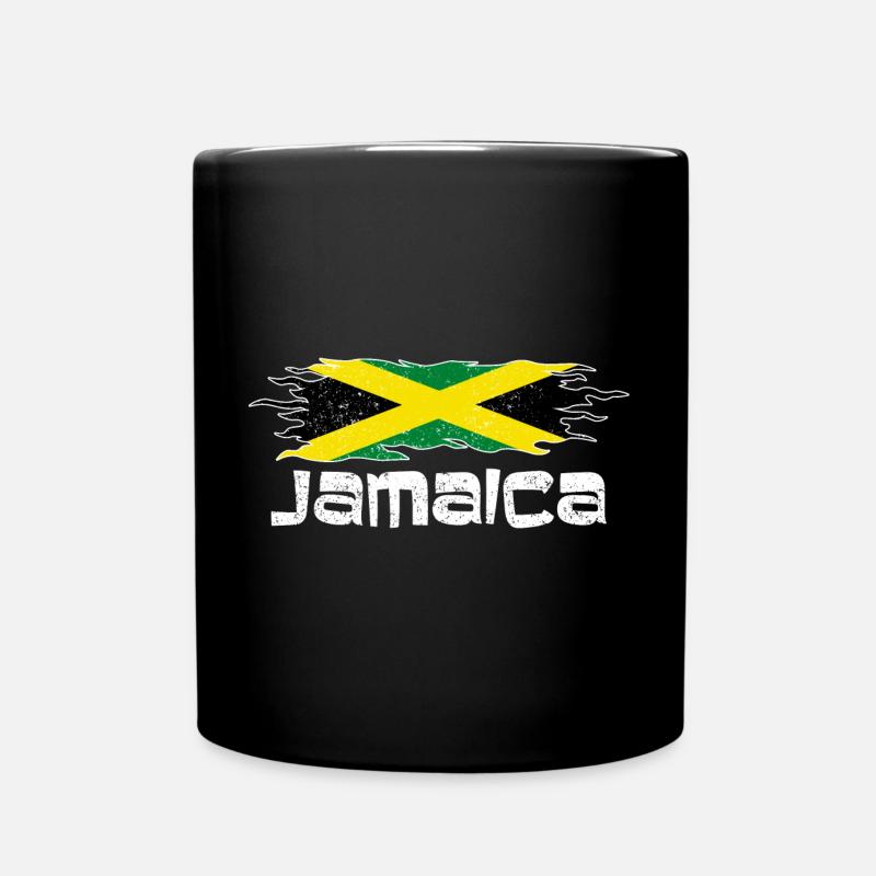 Jamaica Flagge - Tasse einfarbig - Schwarz