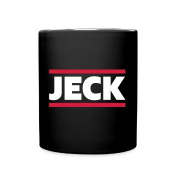JECK | KÖLN | KARNEVAL - Tasse einfarbig - Schwarz - Vorne