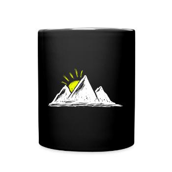 Mount Sun - Full Colour Mug - black - Front