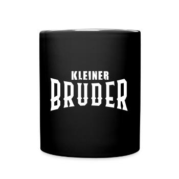 Großer Bruder - Kleiner Bruder P50 B - Tasse einfarbig - Schwarz - Vorne