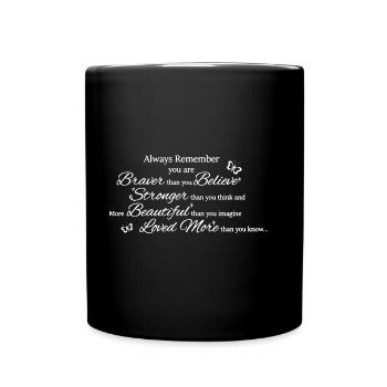 Always Remember you are - Full Colour Mug - black - Front