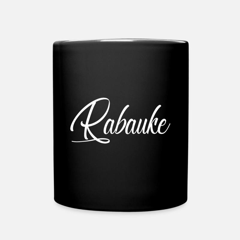 Rabauke - Tasse einfarbig - Schwarz