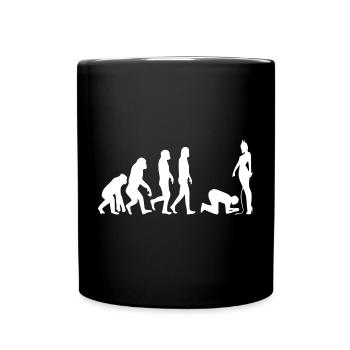 Evolution man - Full Colour Mug - black - Front