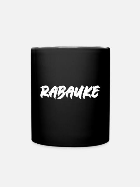 Rabauke - Tasse einfarbig - Schwarz
