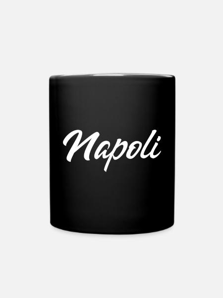 Lettrage Napoli Script - Mug uni - noir