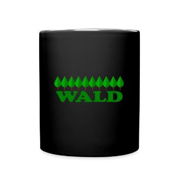 WALD - Tasse einfarbig - Schwarz - Vorne