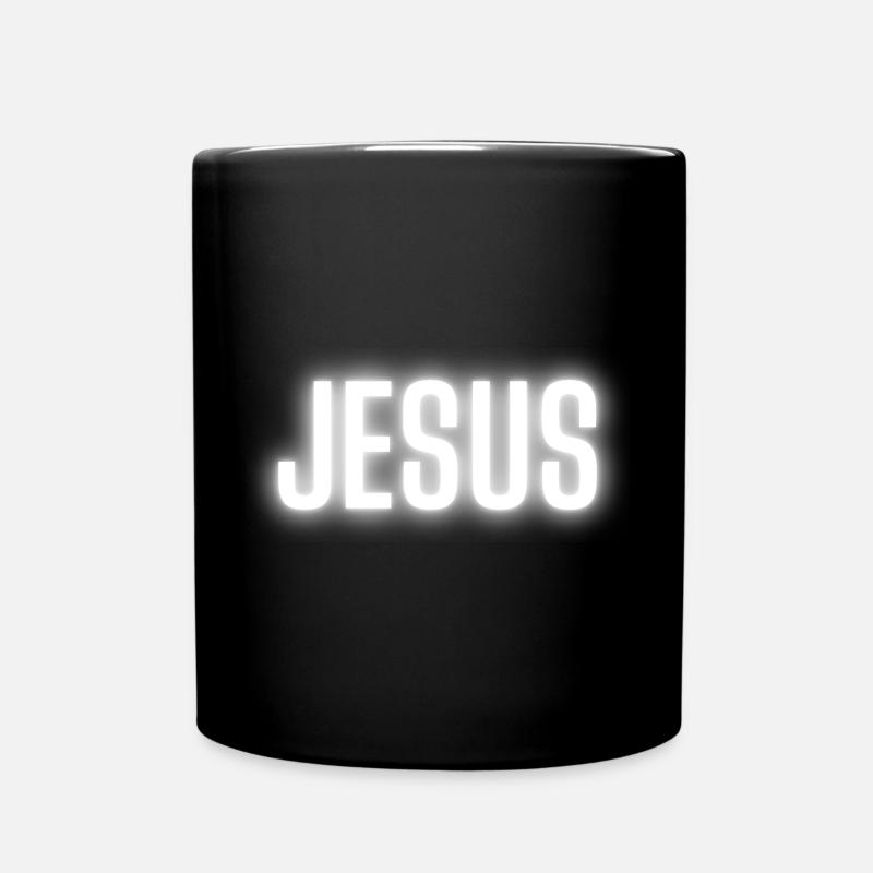Jesus Christus Glaube Gott Geschenk t-shirt - Tasse einfarbig - Schwarz