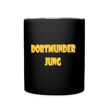 Dortmunder Jung - Tasse einfarbig - Schwarz - Vorne