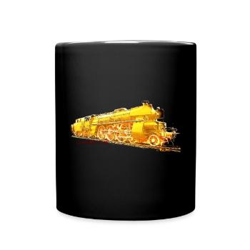 Locomotive à vapeur 18323 - Mug uni - noir - Devant