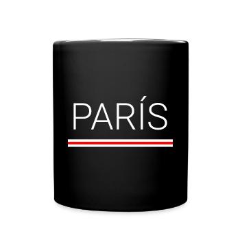 Paris (Paris) - Mug uni - noir - Devant