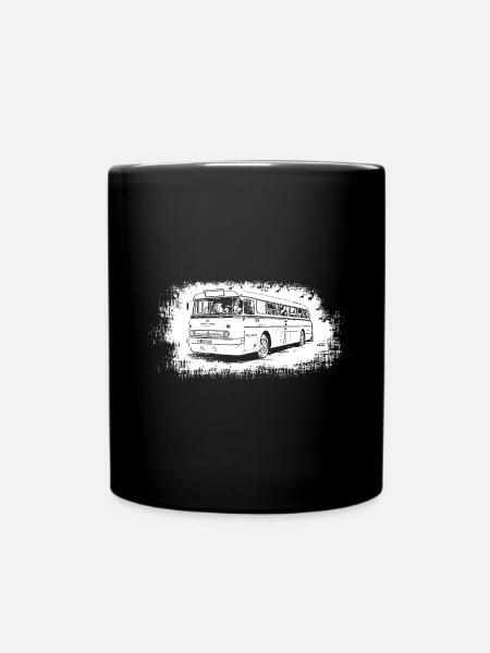 Ikarus 66 Bus - Tasse einfarbig - Schwarz