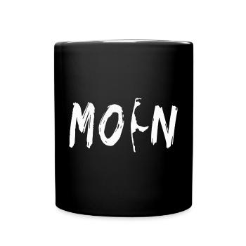 Moin Sylt - Tasse einfarbig - Schwarz - Vorne