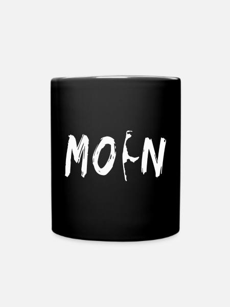 Moin Sylt - Tasse einfarbig - Schwarz