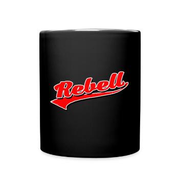 rebel dieb rowdy rebell bandit hustler gang crime - Full Colour Mug - black - Front