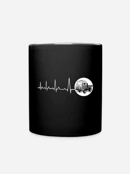 Herzschlag - Multicar M25 - Tasse einfarbig - Schwarz