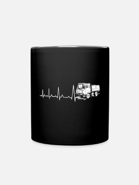Herzschlag - Multicar M25 - Tasse einfarbig - Schwarz