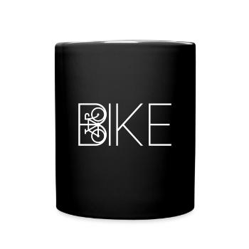 Vélo - Mug uni - noir - Devant
