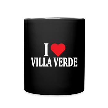t-shirt Io amo Villa Verde t-shirt Sardinia - Full Colour Mug - black - Front