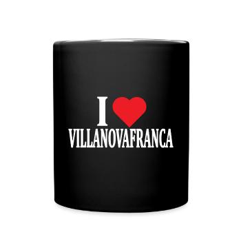 t-shirt Io amo Villanovafranca t-shirt Sardegna - Full Colour Mug - black - Front