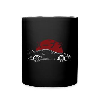 JZA80 Illustration - Mug uni - noir - Devant