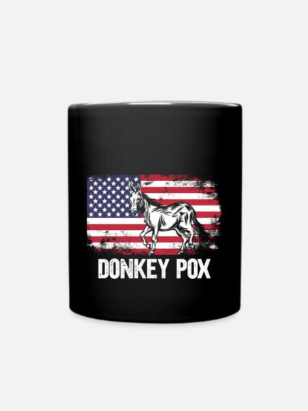 Donkey Pox - Full Colour Mug - black