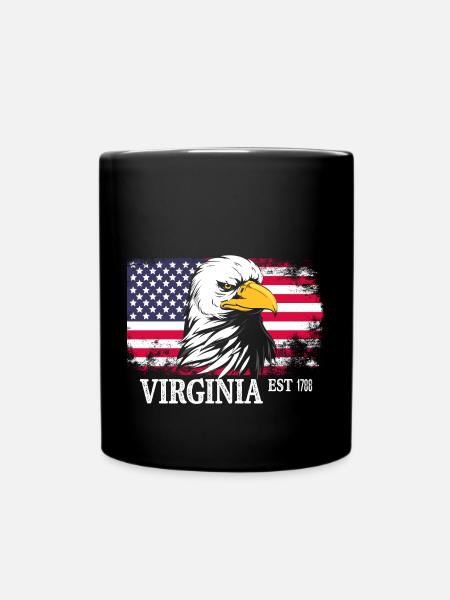 Virginia - Tasse einfarbig - Schwarz