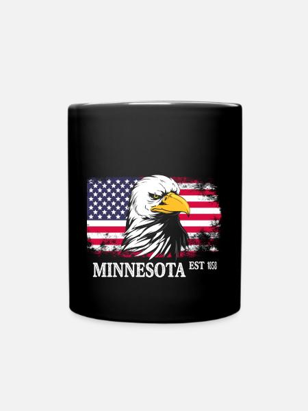 Minnesota - Tasse einfarbig - Schwarz