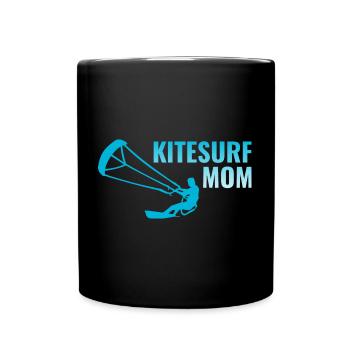 Kitesurf Kiteboard Kiteboarder Kitesurf Maman - Mug uni - noir - Devant