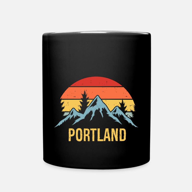 Portland - Mug uni - noir