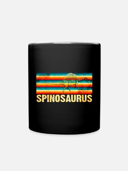 Spinosaurus Dinosaurier - Tasse einfarbig - Schwarz