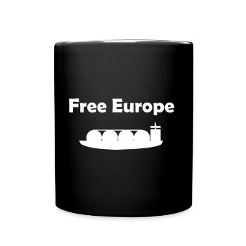 Freedom for Europe - Full Colour Mug - black - Front