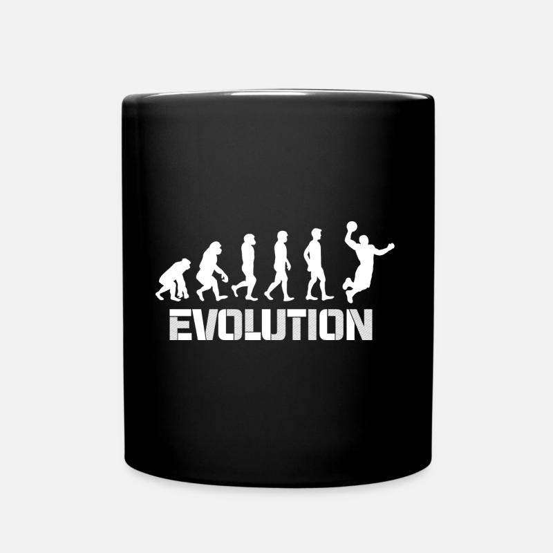 évolution basket - Mug uni - noir