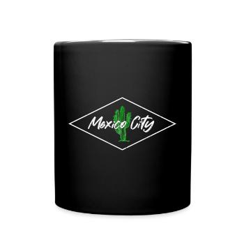 Cactus Skyline à Mexico - Mug uni - noir - Devant