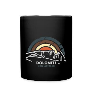 Sciliar Sciliar Dolomites Randonnée Escalade - Mug uni - noir - Devant