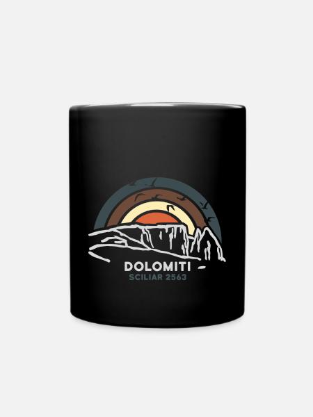 Sciliar Sciliar Dolomites Randonnée Escalade - Mug uni - noir