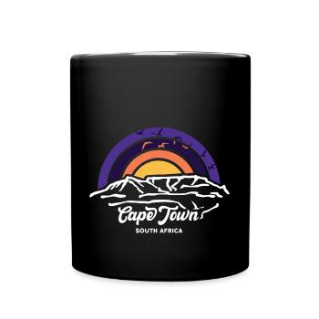 Le Cap, Le Cap, Montagne de la Table, Randonnée en montagne de la Table - Mug uni - noir - Devant