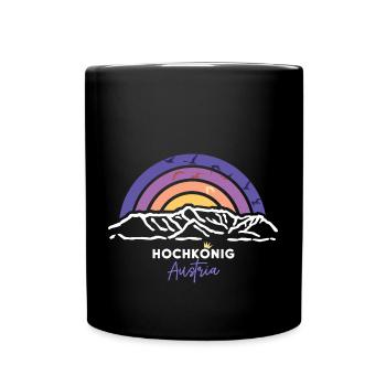 Hochkönig Berg Autriche Salzbourg Randonnée Souvenir - Mug uni - noir - Devant